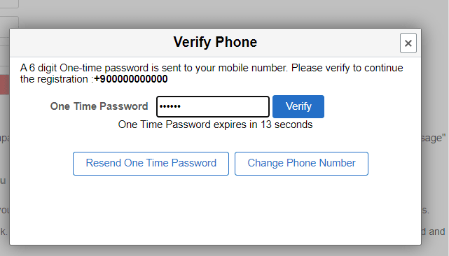 verify phone