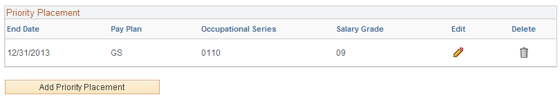 Priority Placement section