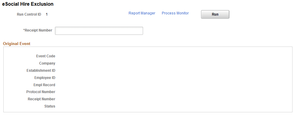 eSocial Hire Exclusion page