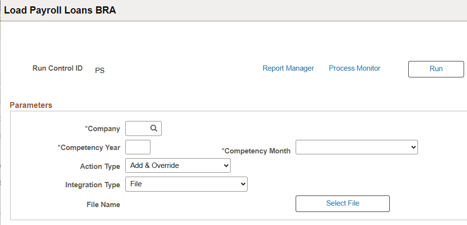 Load Payroll Loans BRA page