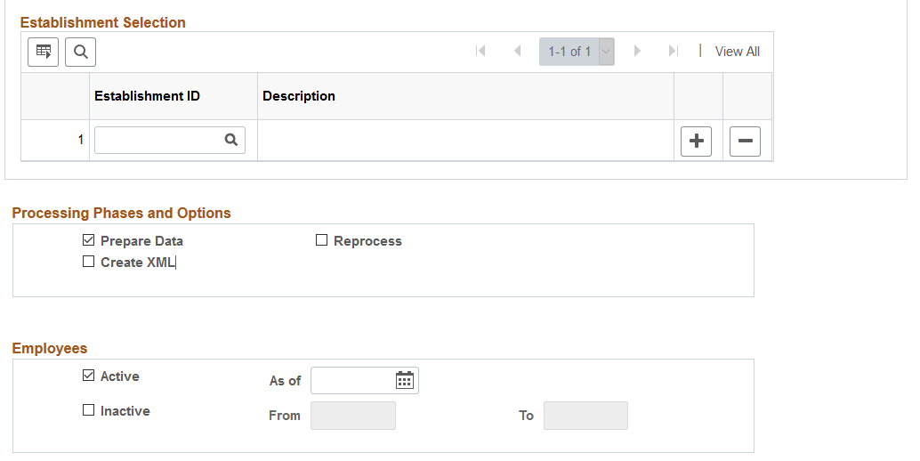 eSocial Employee Initial page (2 of 2)