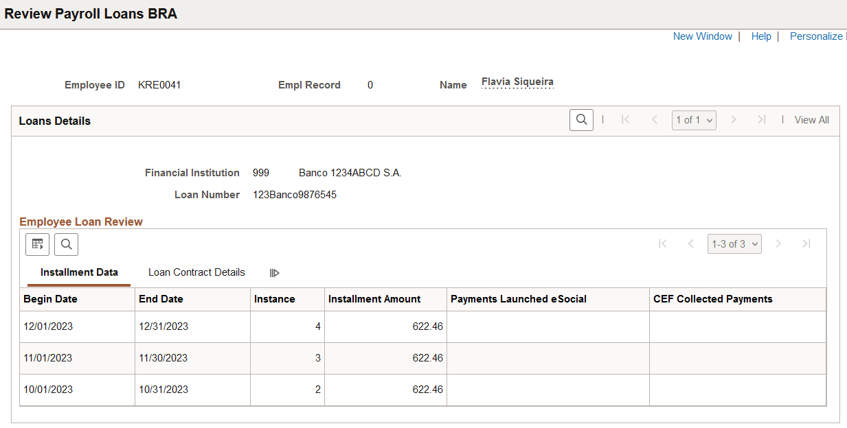 Review Payroll Loans BRA page