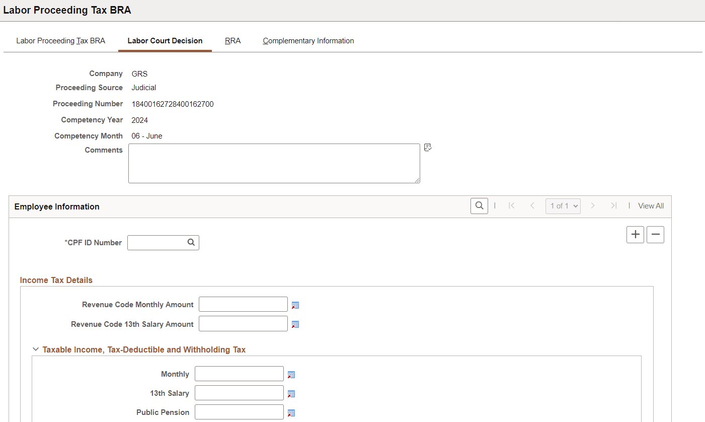 Labor Court Decision page (1 of 3)