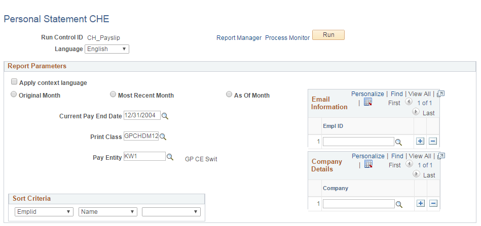 Personal Statement CHE page