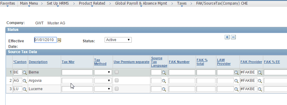 FAK/SourceTax (Company) CHE page