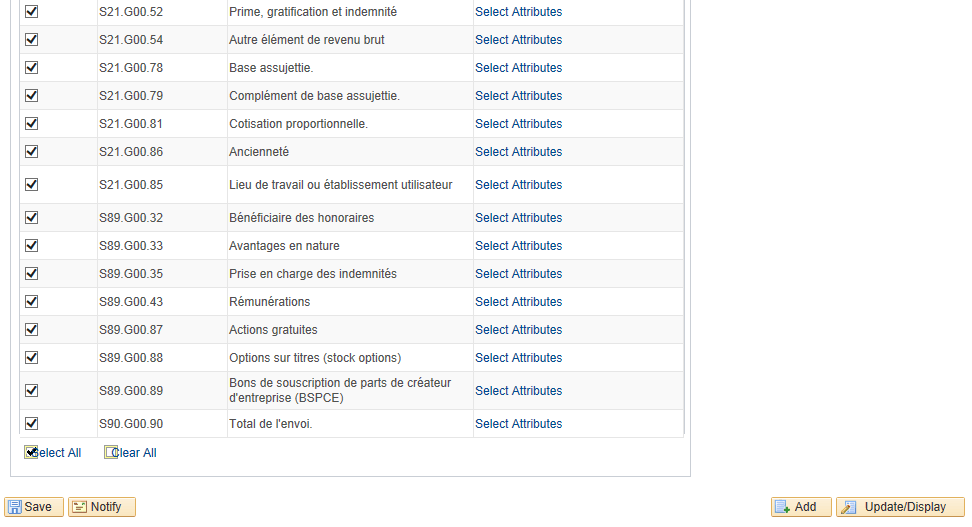 Extraction Data Page (3 of 3)
