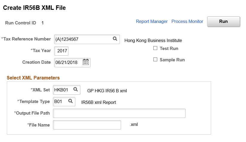 Create IR56B XML File HKG page
