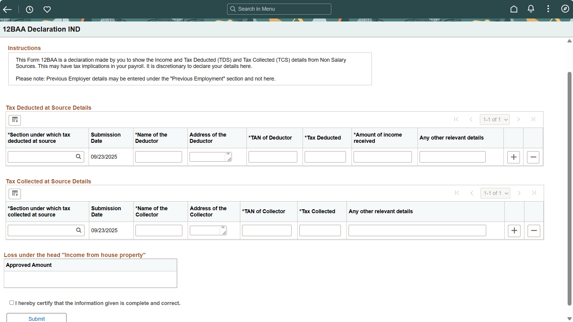 12BAA Declaration IND