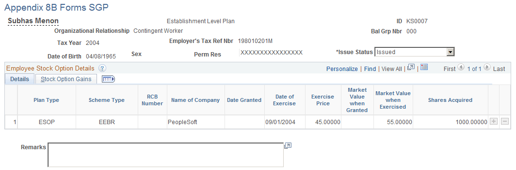 Appendix 8B Forms SGP page