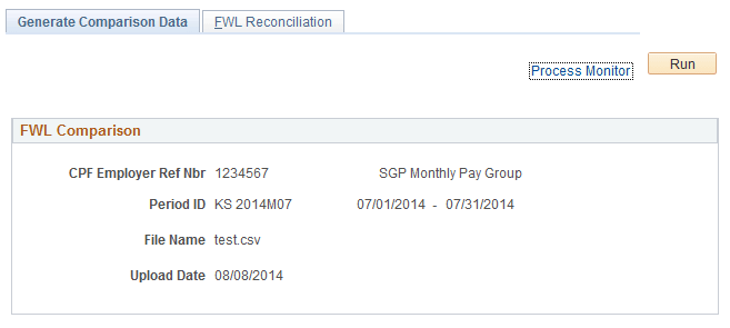 Generate Comparison Data