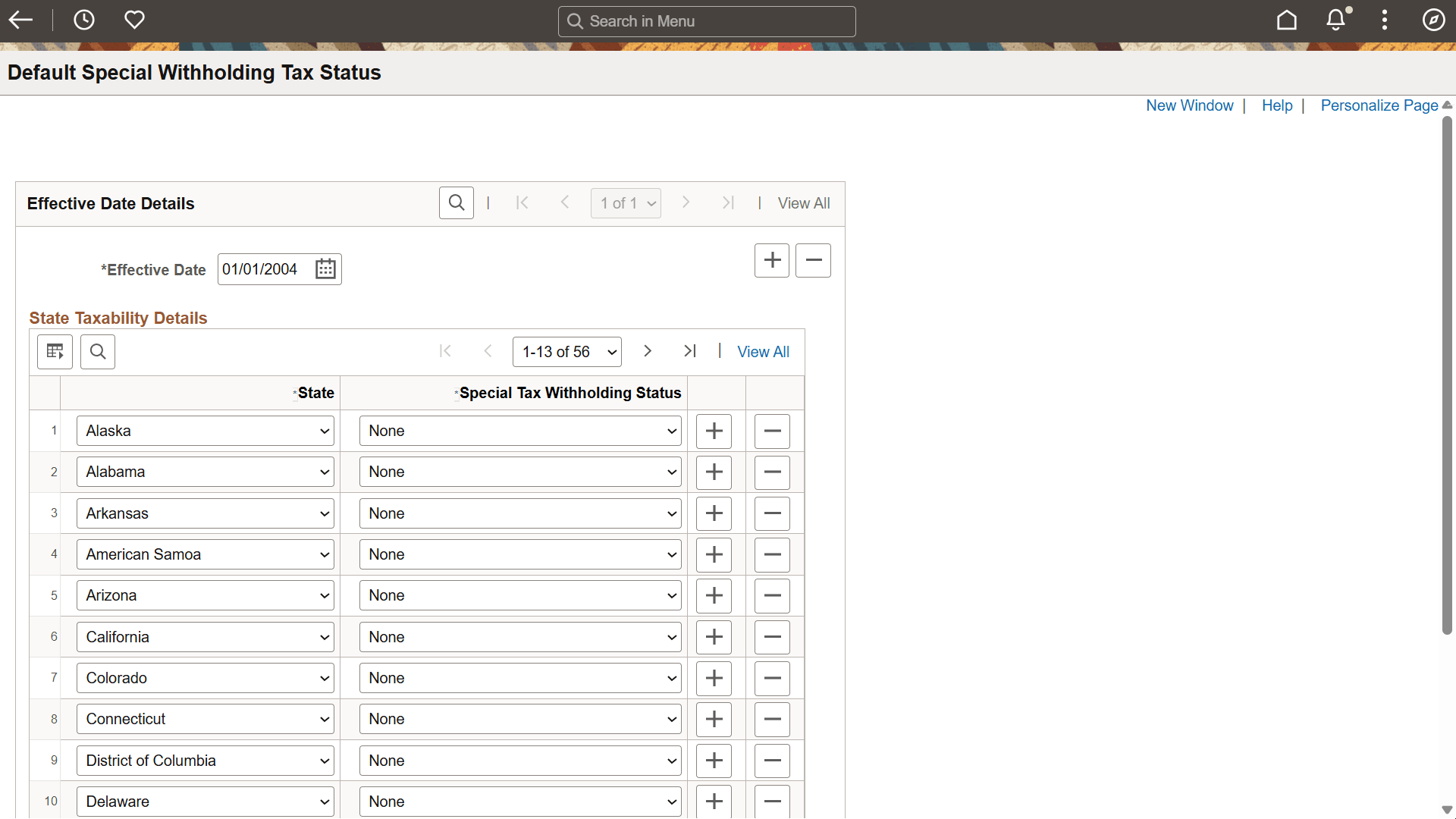 Tax Withholding Status USA