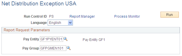 Net Distribution Exception USA page