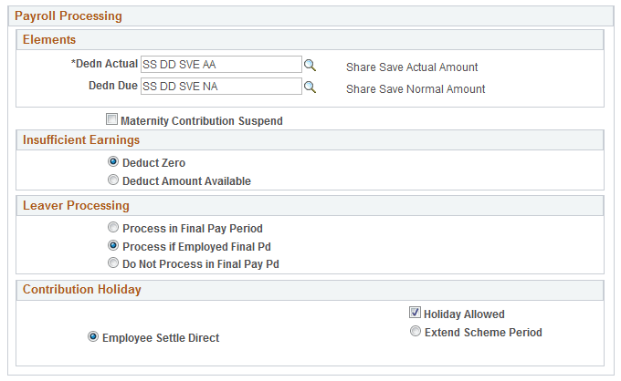 Define Share Schemes GBR page (2 of 2)