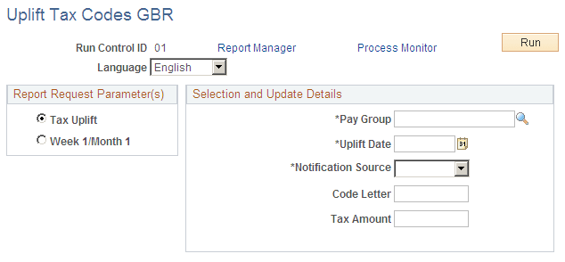 Uplift Tax Codes GBR page