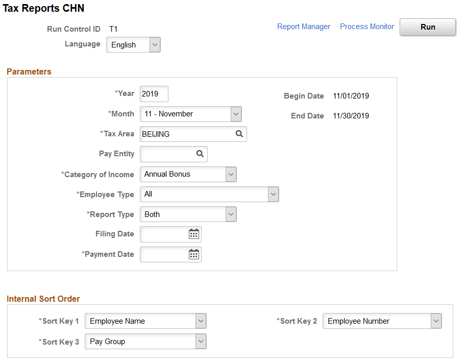 Tax Reports CHN page