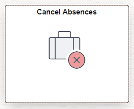 Cancel Absences Tile