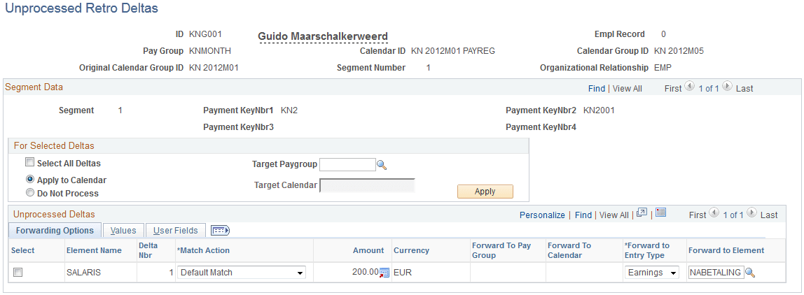 Unprocessed Retro Deltas page