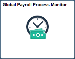 Global Payroll Process Monitor tile