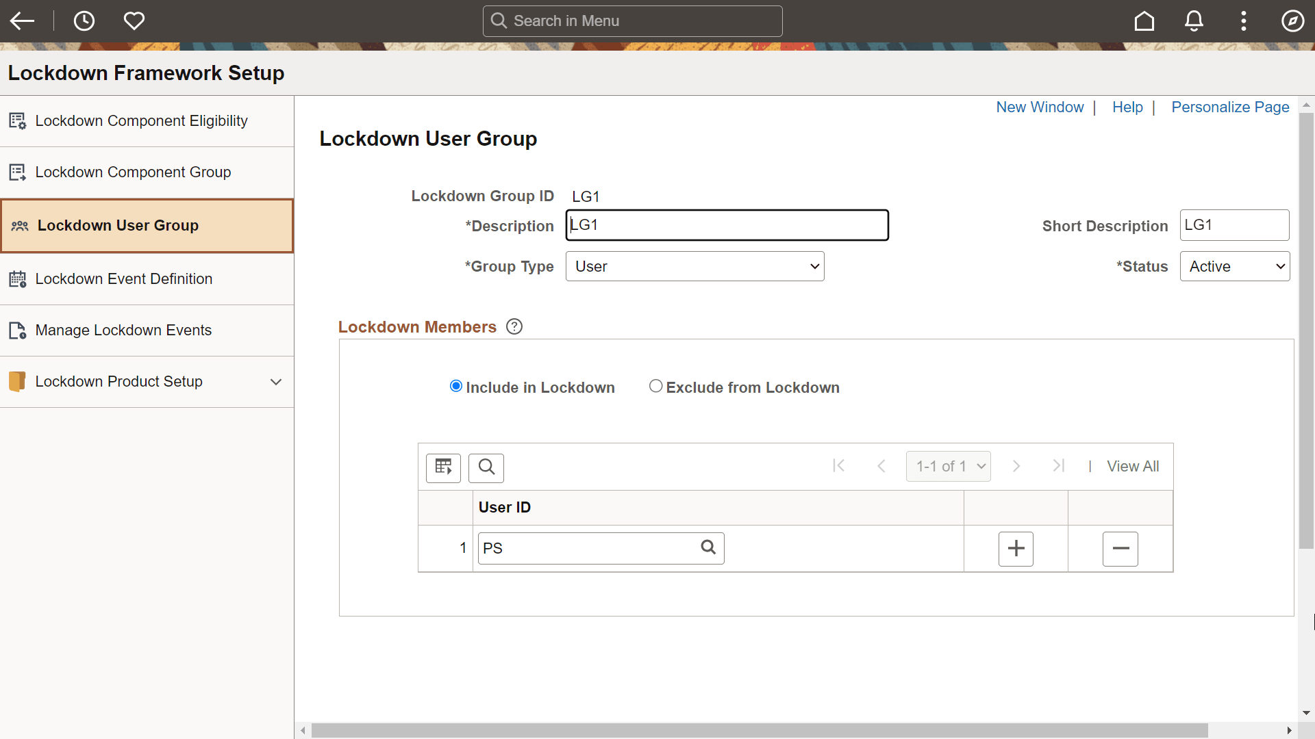 Lockdown User Group