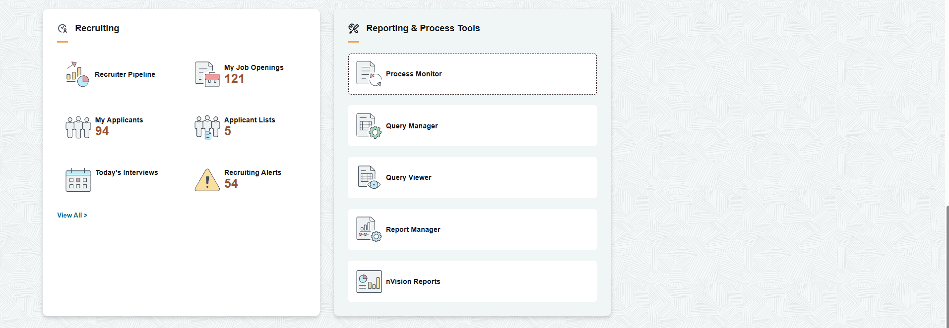 My Work section (2 of 2)