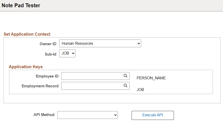 Note Pad Tester page