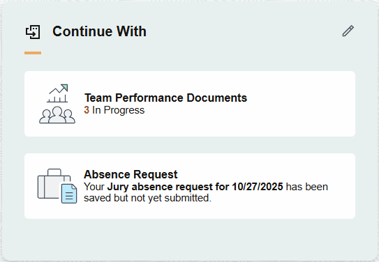 Continue With section