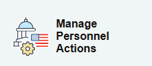 (USF) Manage Personnel Actions tile