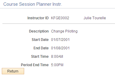 Course Session Planner Instr. page