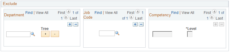 Excluding criteria statement