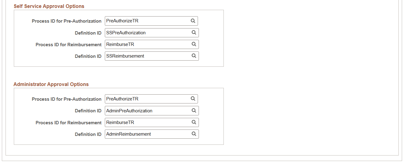 Company Level Configuration page (3 of 3)