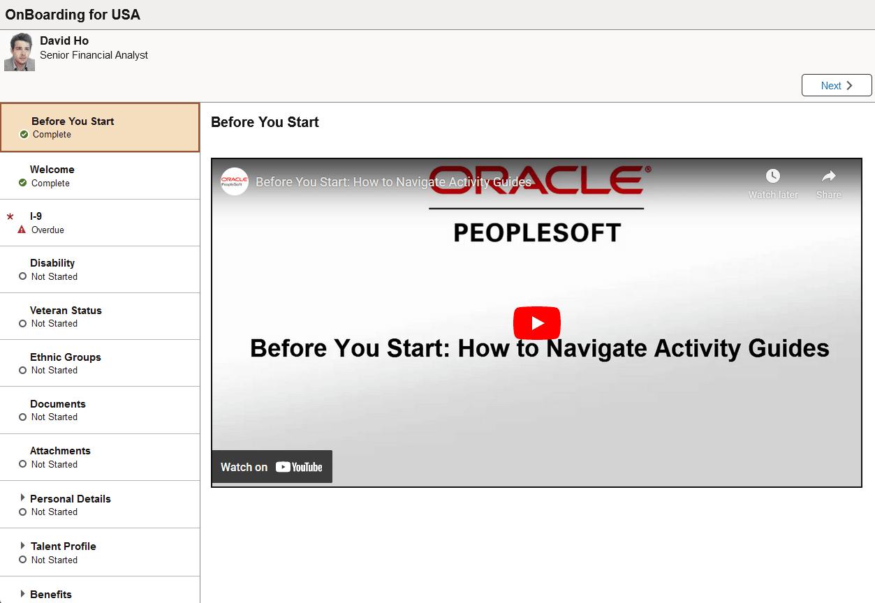 (Tablet) Page Layout for OnBoarding Activity Guides