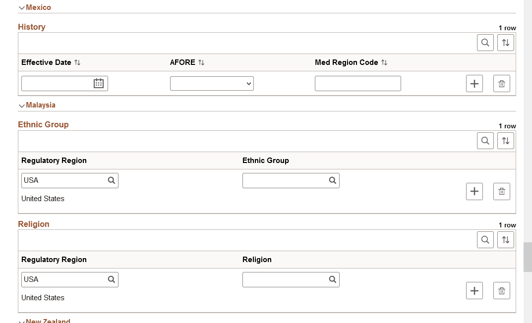 Person Data page - Regional section (9 of 12)