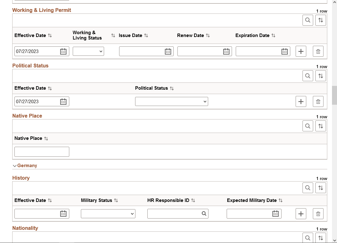 Person Data page - Regional section (5 of 12)