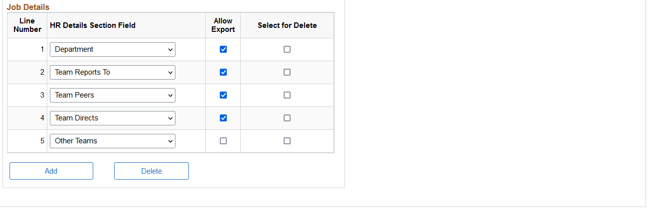 Chart and Profile Settings- Profile Content page (3 of 3)
