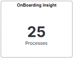 OnBoarding Insight tile