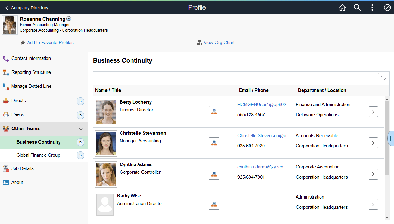 <>(Tablet) Other Teams - <Team Name> page