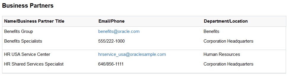 (Tablet) Profile - Business Partners page
