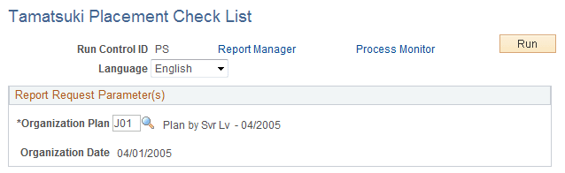 Tamatsuki Placement Check List page