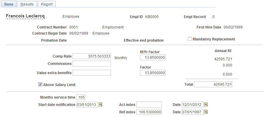Create Notification - Base page
