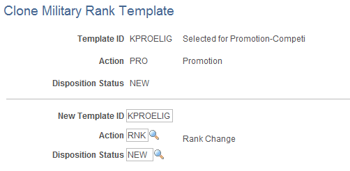 Clone Military Rank Template page