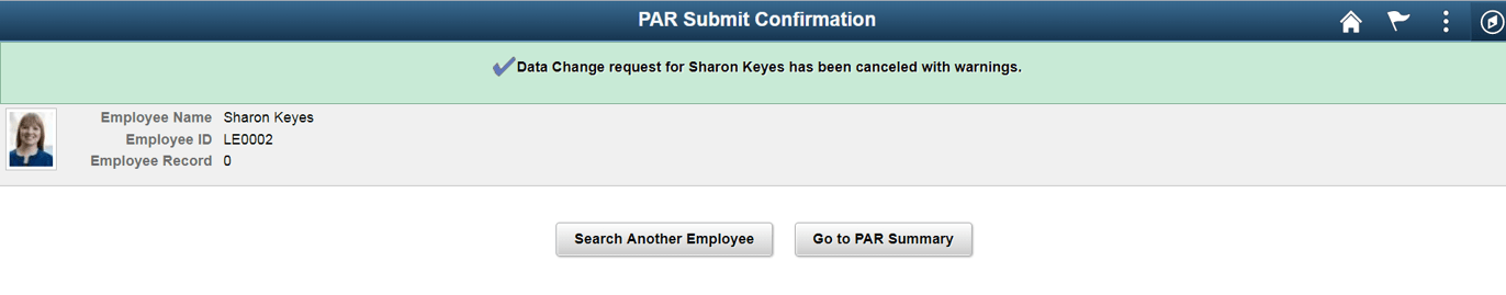 Cancellation with warnings