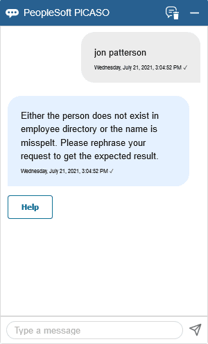 Example of an invalid request