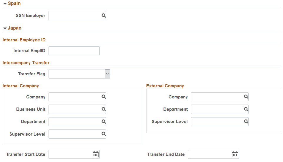 (Fluid) Work Location page (2 of 2)