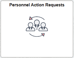 Personnel Action Requests tile