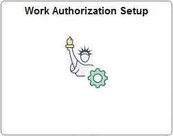 Work Authorization Setup tile