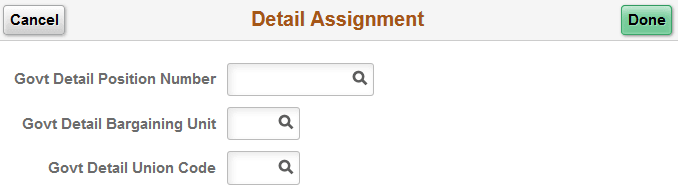 Detail Assignment page