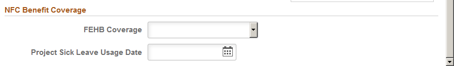 Benefits/FEHB Data page (2 of 2)