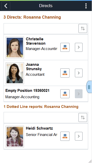 (Smartphone) Directs page
