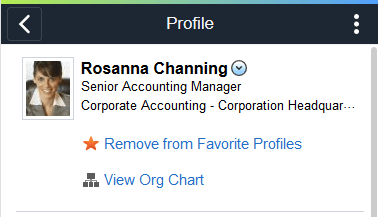 (Smartphone) Profile page header
