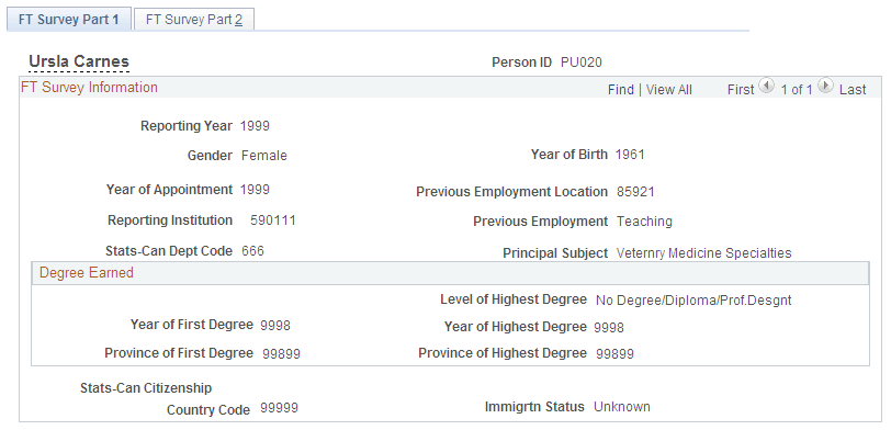 FT Survey Part 1 page